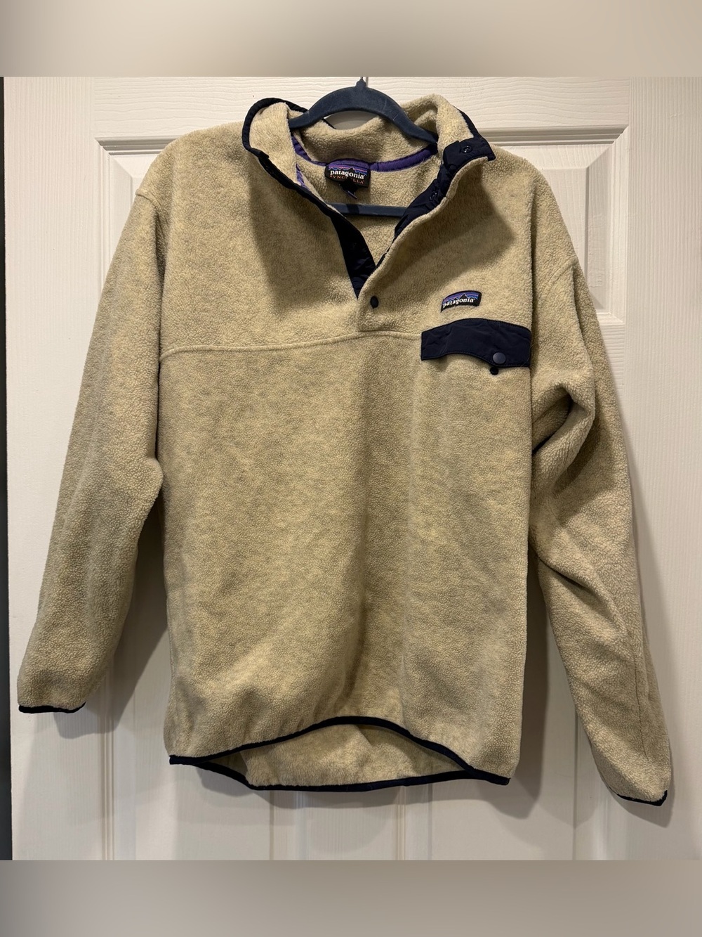 Patagonia synchilla size large snap t jacket